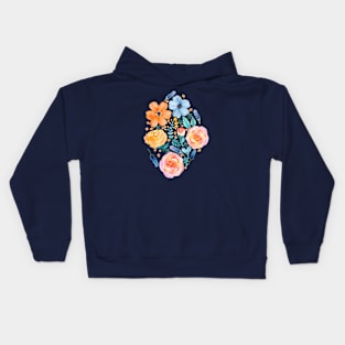 Bold Blooms Kids Hoodie